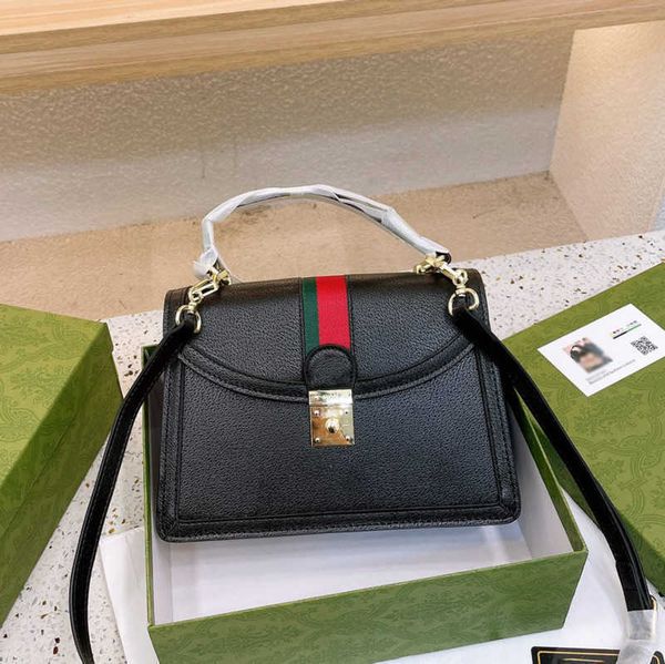 Marca Itália Bolsas Ophidia Clássicas Bolsas de Ombro Couro Genuíno de Alta Qualidade Listras Verdes Vermelhas Mini Cadeia Bolsa Tiracolo Designer de Luxo