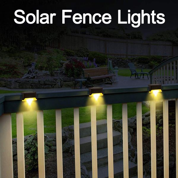 LED -Deck Outdoor Solar Garden Lights Gartenweg Patio Pathway Treppe Stiefzaunlampe Oemled Oemled