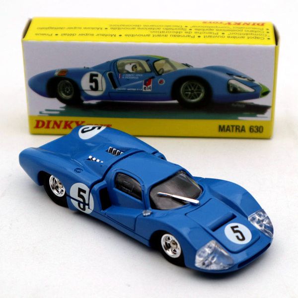 Diecast Model Car Track 1 43 Atlas Dinky Toys 1425e Blue Matra 630 сплав #5 Diecast Model