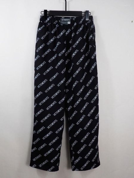 Pantaloni da uomo Pantaloni casual firmati da uomo Logo completo Stampa di lettere Uomo Donna 1:1 Allentato