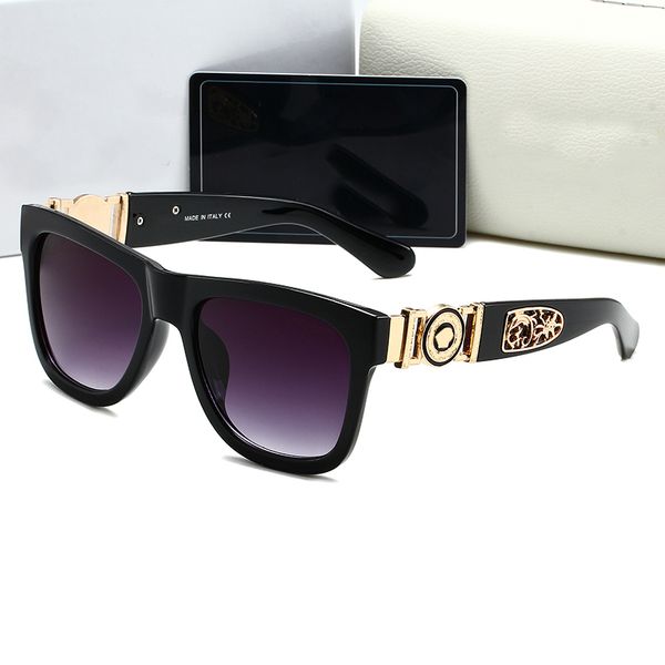 Occhiali di design classici per occhiali di design da donna occhiali da sole da uomo lato oro marca adumbral con Ca Sun 210