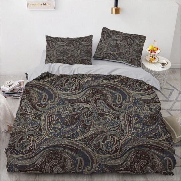 Постилочные наборы роскошные пейсли постельное белье Этническое богемическое одеяло Полное король с двойным размером 200x200 см. Помоде/стеганое одеяло