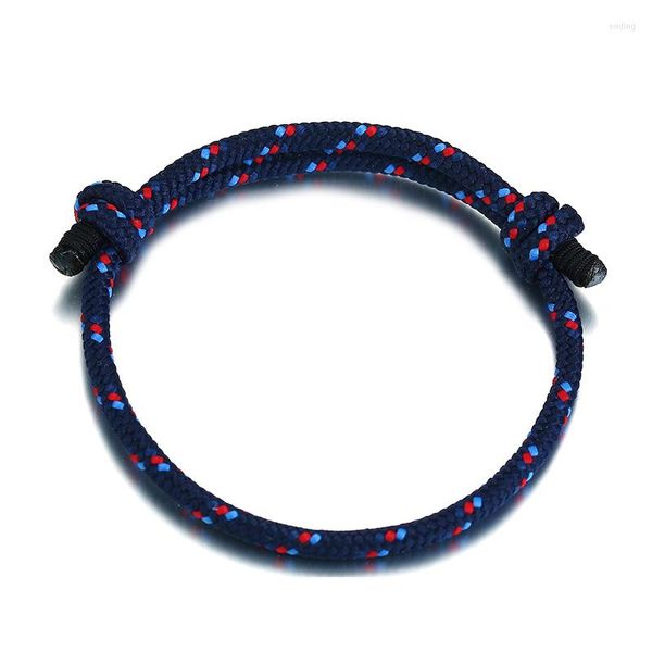 Braccialetti con ciondoli 2023 Ombrello regolabile Corda Materiale Stile semplice e braccialetto tricolore Femme per le donne Gli uomini indossano accessori