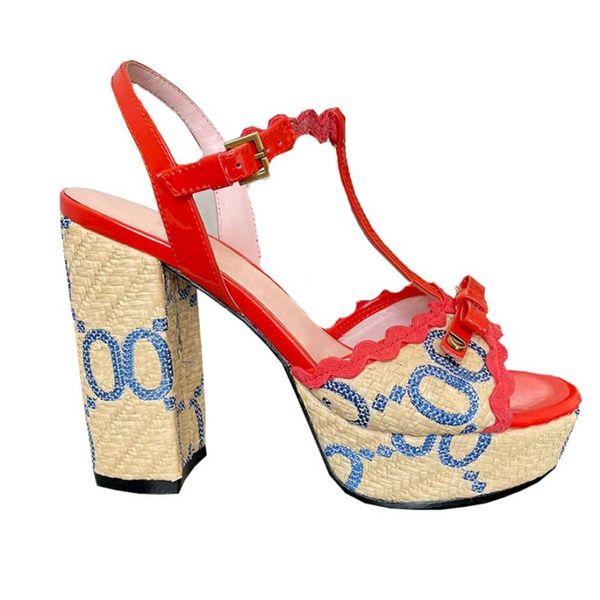 Sandali intrecciati Lafite scarpe eleganti firmate di lusso abbellimento ricamato sandali con cinturino alla caviglia sandali da donna con tacco alto 12 cm Danci scarpa da donna da sposa