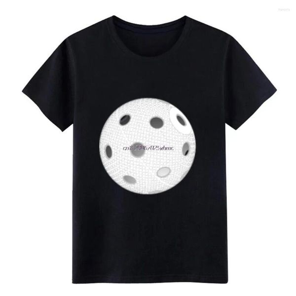 Erkekler Tişörtleri Floorball Erkek Gömlek Tasarımları Kısa Kollu Yuvarlak Boyun Orijinal Sevimli Mizah Yaz Stili Normal