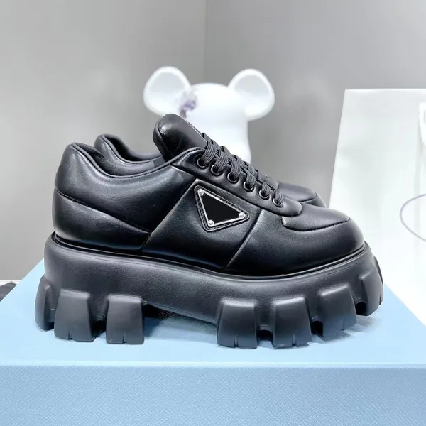 Sapatos casuais sapatos de muffin sapatos de couro a laser