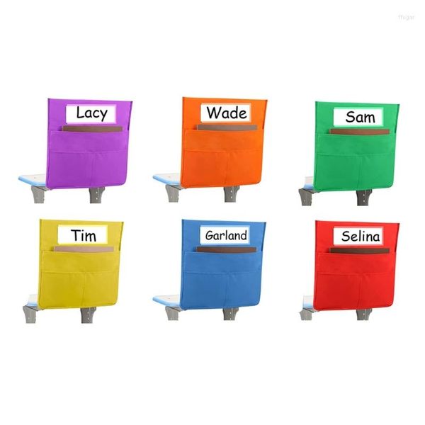 Borse portaoggetti Organizer per sedia per materiale scolastico per bambini con 3 grandi tasche