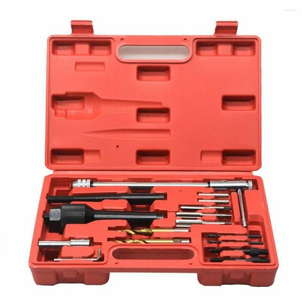 Set di utensili manuali professionali MH2101 16 pezzi Set di rimozione candelette 8mm 10mm Kit estrattore danneggiato per riparazione auto