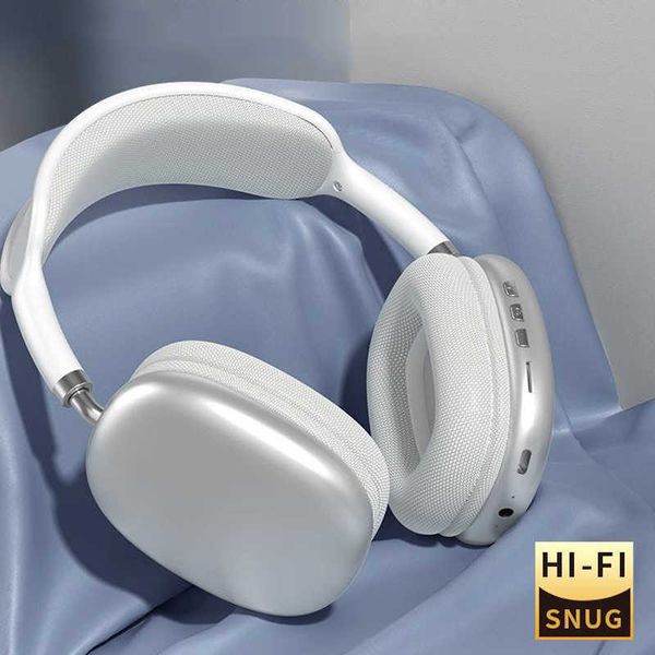 Cep Telefonu Kulaklık P9 Mikrofonlu Kablosuz Bluetooth Kulaklıklar Gürültü Önleyici Kulaklıklar Stereo Ses Spor Oyun TF W0308'i Destekler