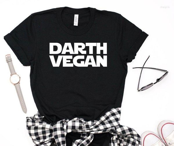 T-shirt da uomo Sugarbaby Arrivo Darth Vegan T-shirt Camicia unisex Veganismo Regalo per abbigliamento estetico T-shirt vegetariane