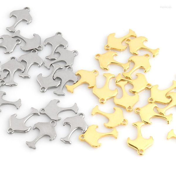 Charms 20 Pacote de aço inoxidável Símbolo de paz requintado Pingentes de animais especiais para pingentes de DIY para fazer colares de joias de joias