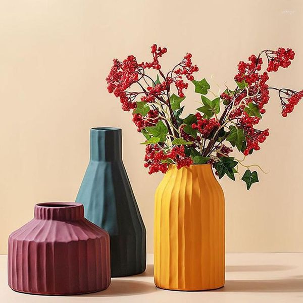 Вазы Северо -европейский легкий роскошный творческий моранди небольшая ваза для дома