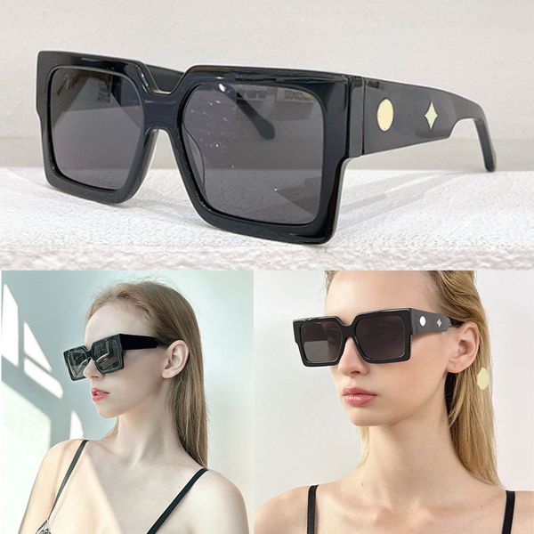 Летние негабаритные квадратные солнцезащитные очки Z2311 Luxury Brand Trend Mens and Womens Holiday Beach Beach Outdoor Shade Безупречный стиль 2311