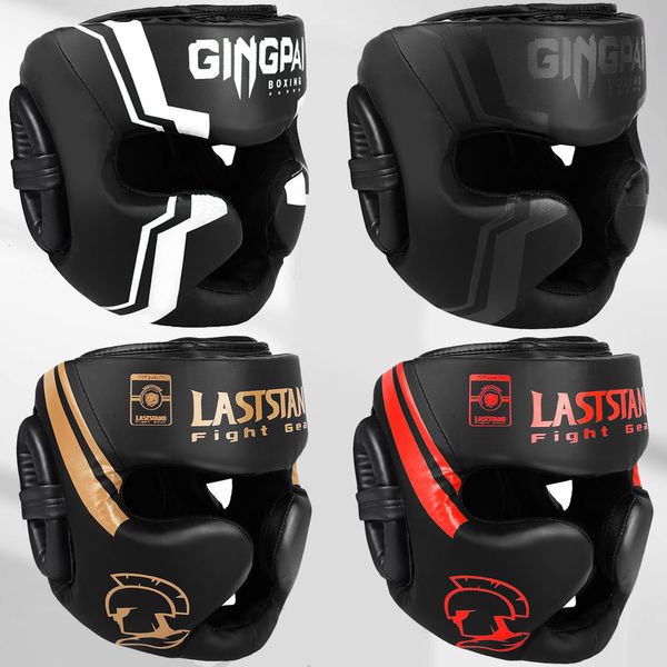 Equipaggiamento protettivo Kick Boxing Casco Karate Muay Thai Guantes De Boxeo Free Fight Copricapo MMA Head Guard Sanda Training Adulti Attrezzatura per bambini 230309