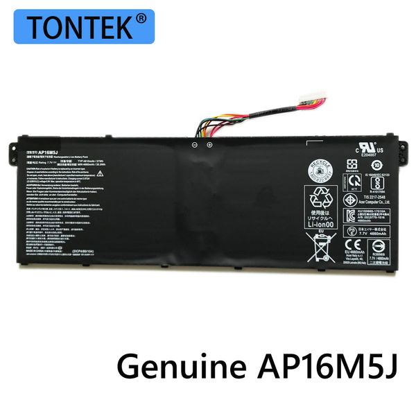 Tablet PC Baterias Bateria de laptop genuíno AP16M5J Bateria para Acer Aspire 3 A315-21 A315-31 A315-32 A315-33 A315-41 A315-51 ASP