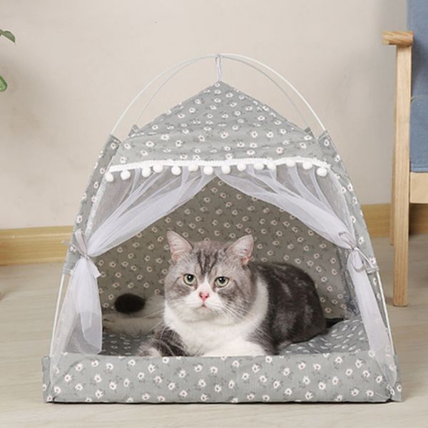 Letti per gatti Mobili Tenda per animali domestici Per la casa Prodotti accoglienti Accessori Nido comodo Calmante Cani di piccola taglia Chihuahua 230309