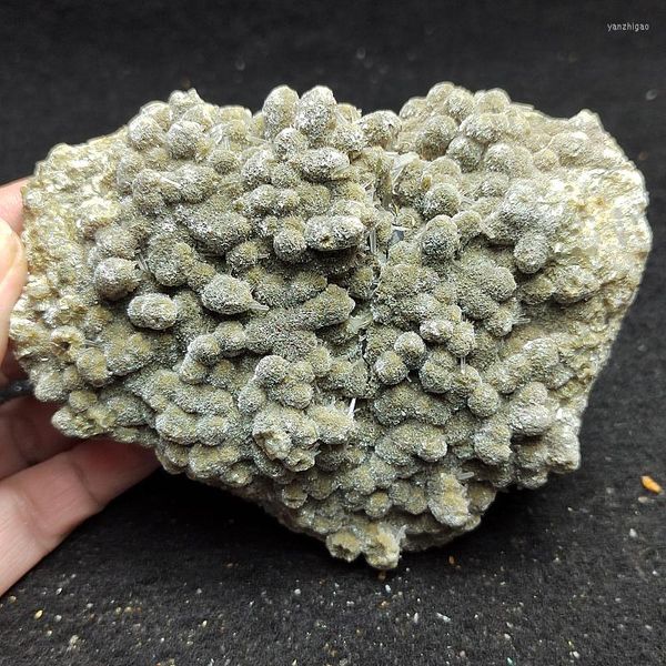 Figurine decorative 601.7gNatural Rare Popcorn Fluoruro Alluminio Anidrite Cristallo Guarigione Energia Pietra QUARZO GEMMA