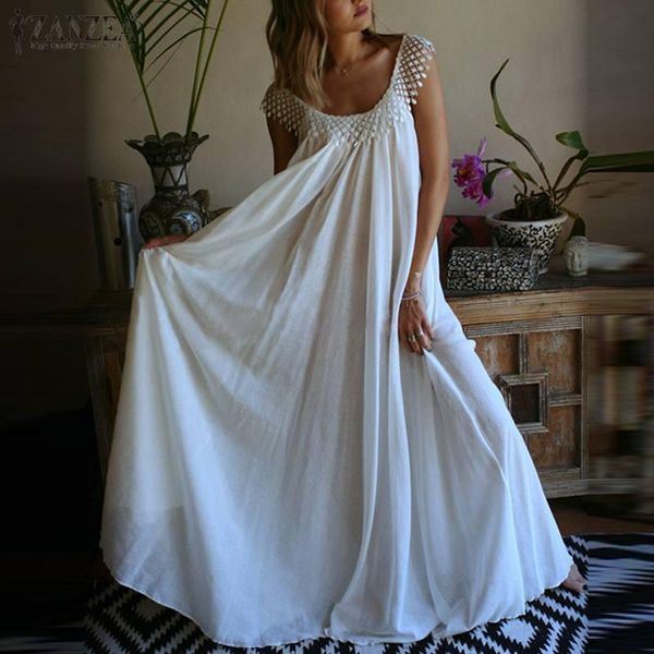 Повседневные платья праздничные сплошные сексуальные рукавов Vestidos Summer Bohemian Sundress Sundes