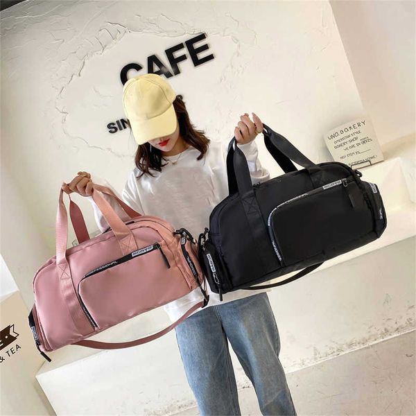 Duffel Bags Bolsa de fitness esportiva à prova d'água Duffle Bolsa portátil de fim de semana para mulheres durante a noite Oxford Independent Shoes Posição X4 230309