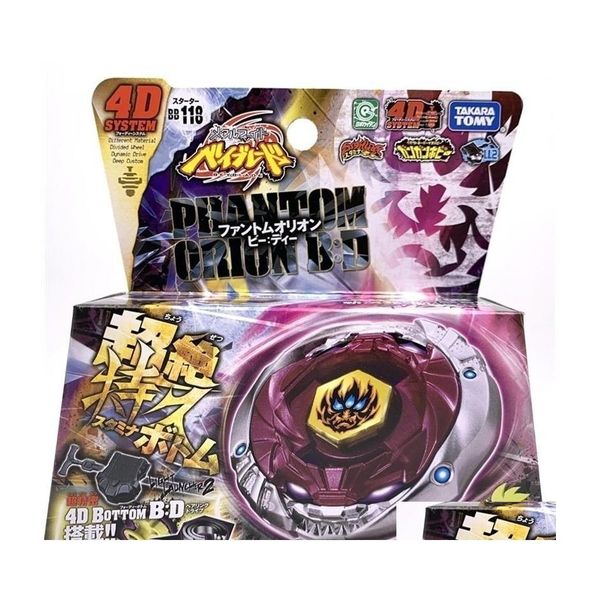 4D Beyblades Original Takara Tomy Japan Beyblade Metal Fusion Bb118 Phantom Orion Bd Launcher 201217 Drop Delivery Toys Dhksc