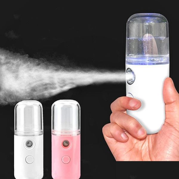 Outros suprimentos para festas festivas Mini Face Stream Beauty Spray Handheld Water Hine Hidratante Nano Ionic Mist Umidificador Sauna Facia Dhise