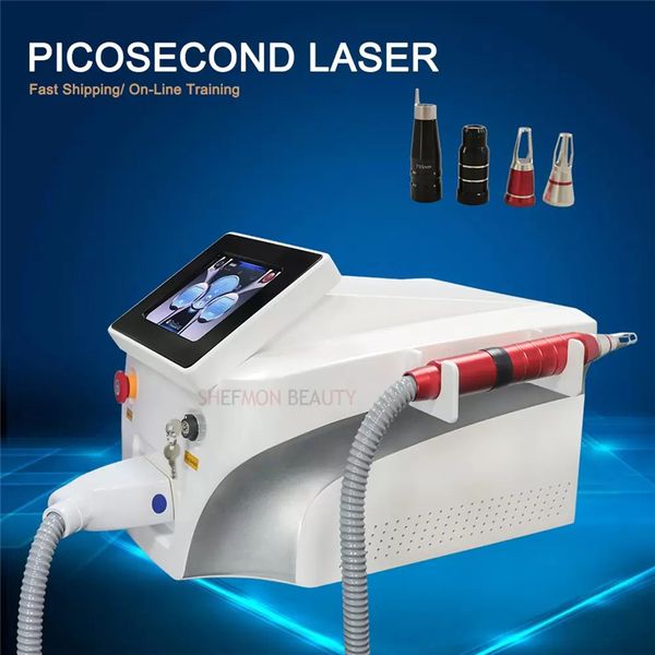 Laser Machine Triple 3 Lunghezza d'onda Rimozione di capelli e tatuaggi Magic Plus A0508 ND Yag755 Picosecond Yag Laser Women Care Tool Machine