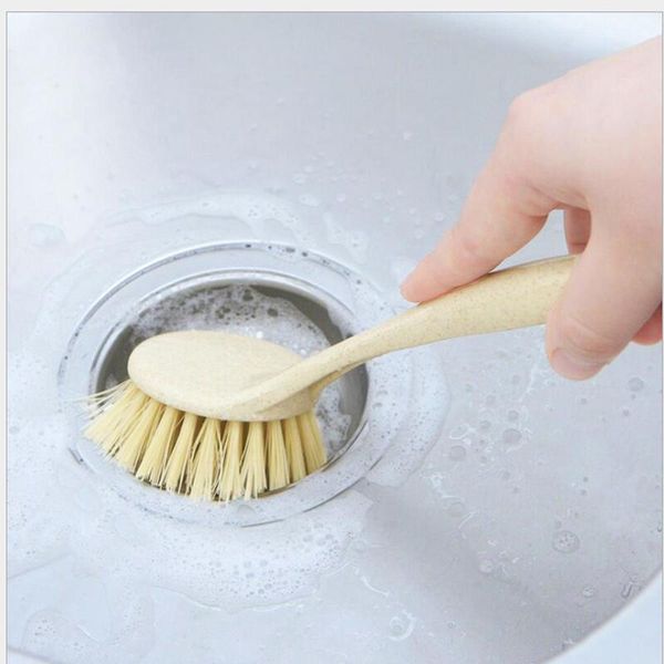 Küche Topf Schüssel Platte Saubere Bürsten Waschbecken Desktop Boden Lange Griff Reinigung Pinsel Tragbare Hängen Haushalt Reinigt