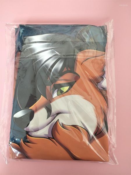 Kissenbezug Furry Malefox Musclefox Anthro Dakimakura Kissenbezug Sexy Säugetier Body Hugging Cover 4 Größen Anime Manga