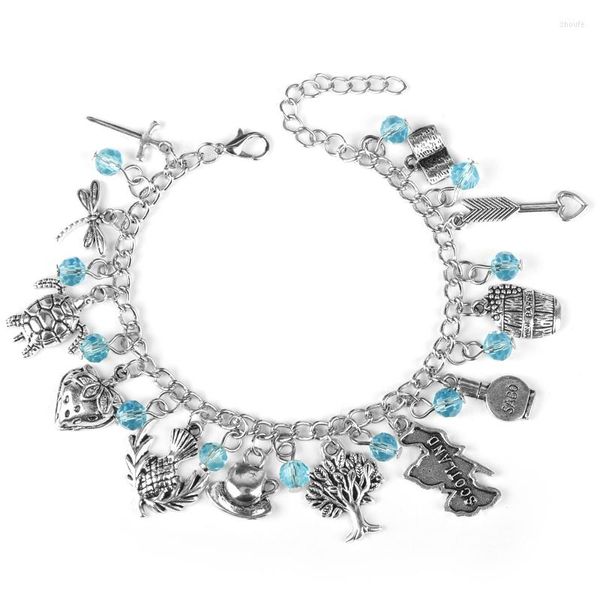 Bracelets de charme Dongsheng Fashion Outlander Bracelet Scottish Whistle Dragonfly Sassenach Madeir