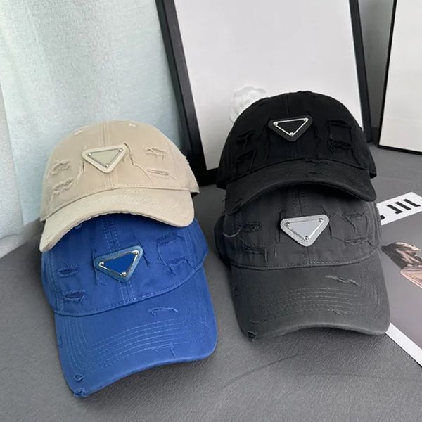 Мужчины дизайнеры Caps Роскошные шляпы ковбой Blue Buckte Hat Summer Outdoor Sports P Baseball Cap для женщин повседневные винтажные Sunhats