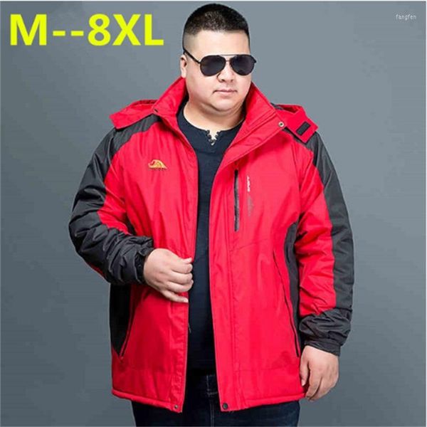 Männer Unten Winter 7XL 6XL 8XL Dick Gepolsterte Parka Männer Jacke Mantel Russische Wadded Casual Warme Schnee Windjacke Mantel männlichen Jacken