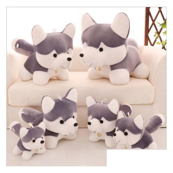 Gefüllte Plüschtiere Kinder Spielzeug Husky Puppe Kreative Puppen Spielzeug Kissen Kleiner Hund Kinder Geburtstagsfeier Geschenk Paar Geschenke Sofa Deco Dhkwg