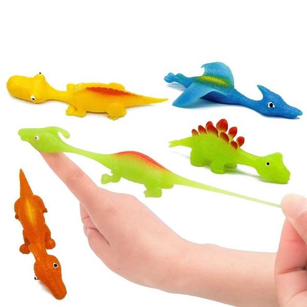 Science Discovery Catapult Launch Dinosaur Fun Tricky Slingshot Chick Practice Chicken Elastic Flying Finger Birds Sticky Adult Decompression Toy Y2303