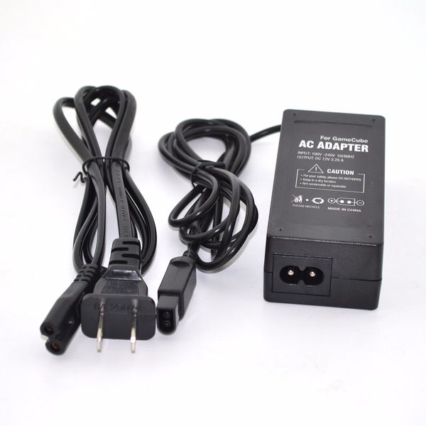 Адаптер питания AC AC США для GameCube Game Console Зарядное устройство для NGC с Power Cable