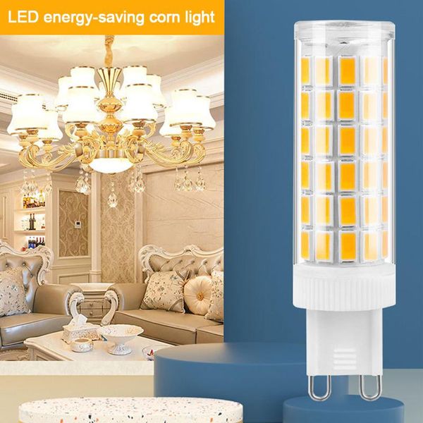 Glühbirnen Maislicht G9 SMD5730 75 LEDs AC100-240 V 5,8 W kein Flimmern, hohe Helligkeit, Abstrahlwinkel, ersetzen Sie Halogen-Kronleuchter, Heimbeleuchtung, LED, LED, L
