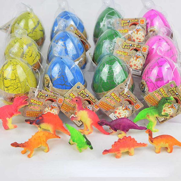 Science Discovery Magic Dinosaur Egg Ecking Adicionar água Processo de criação de animais Crianças Presentes de Natal Ensino Ensine Brinquedos engraçados para Kid Y2303