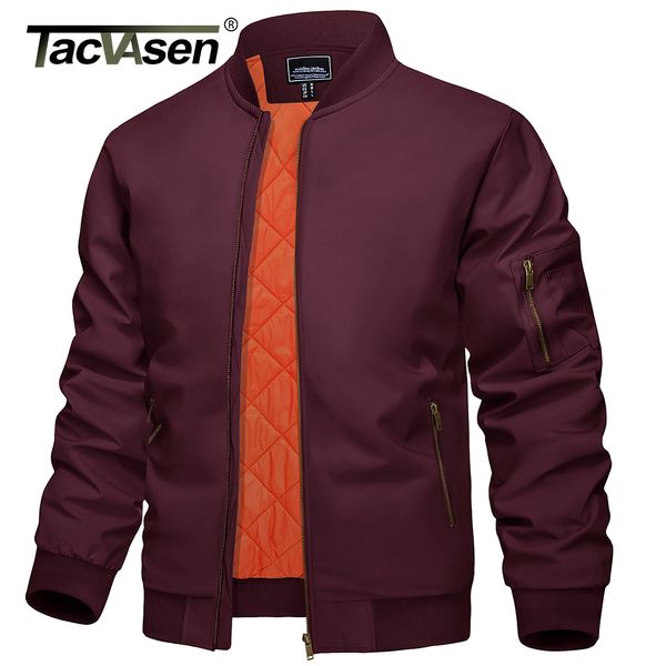 Jackets masculinos Tacvasen Oversize Winter Winter Chappen Pilot Jacket Outwear Cotton Cotton Cotton Gold Bomber Jacket Casual Baseball Jackets 230308