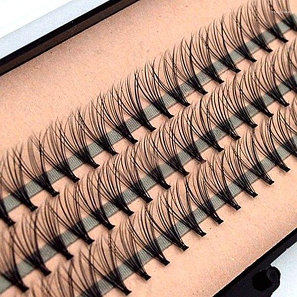 Falsche Wimpern Schwarz Einzelne gefälschte Wimpernverlängerung Makeup Beauty Tool 14mm 12mm 10mm 8mm Großhandel L1612