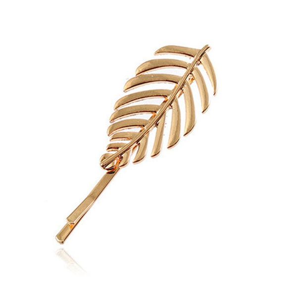 S3490 Mode Schmuck Metall Blatt Haar Clip Für Frauen Seite Haarnadel Haar Clip Bobby Pin Dame Mädchen Barrettes Kopfschmuck Haar zubehör