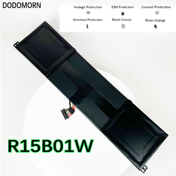 Batterie per Tablet PC Nuova batteria per laptop R15B01W per Xiaomi Pro i5 Sostituzione per notebook serie GTX da 15.6 pollici GTX TM1701 con tracciamento