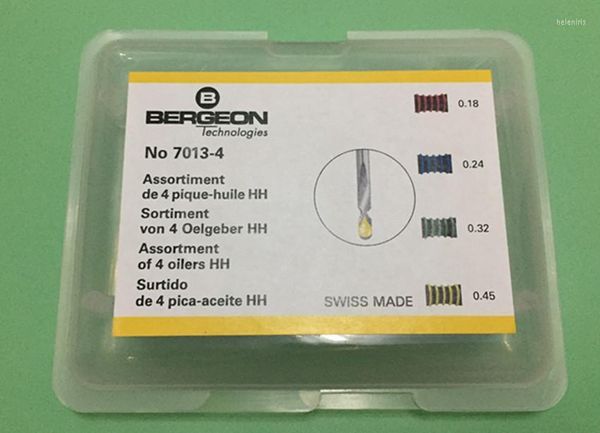 Kit riparazione orologi Tools Bergeon 7013 Assortimento di 4 oliatori Haute Horlogerie Surtido De Pieces Set For ToolsRepair Hele22