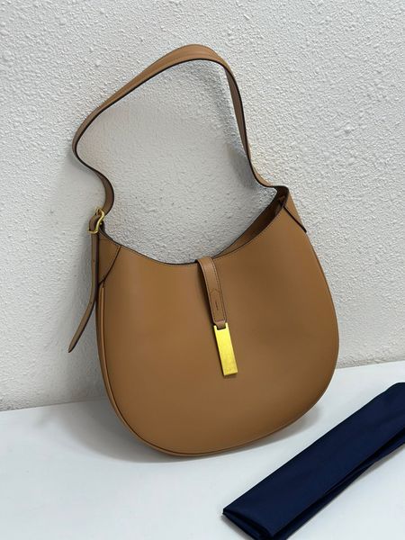 Modische neue Ralph-Unterarmtasche, Designer-Damenhandtasche, importiertes Kalbsleder, Metallschnalle, Klappenöffnung