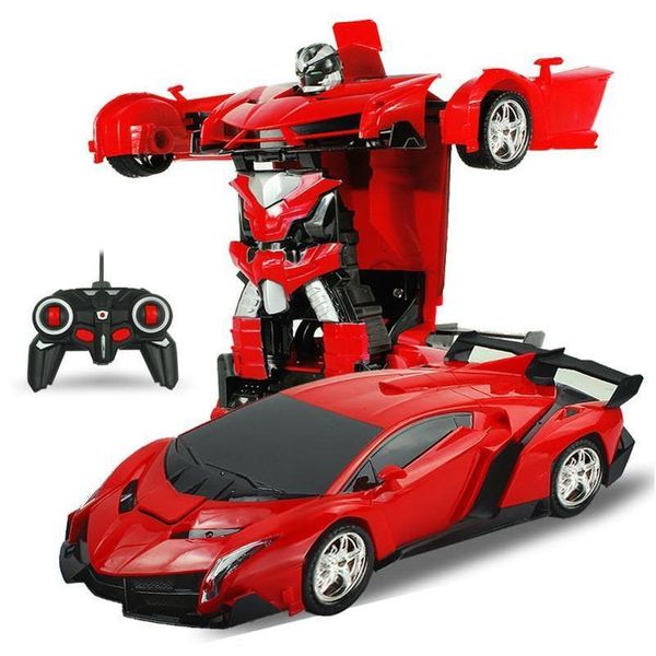 Elektro/RC Auto Fernbedienung Verformung Aufladen Induktion Transformation King Kong Roboter Elektroautos Kinder Drop Lieferung Spielzeug Dhypl