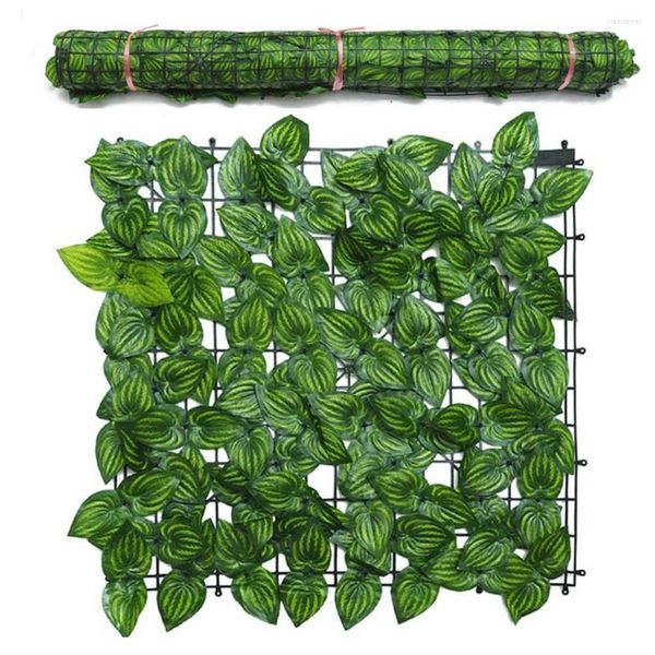 Dekorative Blumen, individuell gestaltet, 300 cm, künstliche grüne Blätter, Rolle, DIY, Garten, Hof, Sonnenschirm, Ranke, Außenwand, Zaun, Innenbereich, Büro, Zuhause, Dach