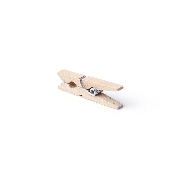 Kleidung Lagerung Kleiderschrank 50 stücke 25-72 MM Natürliche Holz Kleidung Po Papier Peg Wäscheklammer Handwerk Clips J78C