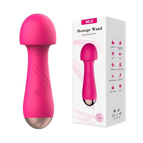 Estimulação Vibrador Cute cogumelo vibratório fêmea vibração recarregável Vaginal G-Spot Feminino Masturbação Pasta Casal Toys de Sexo para Adultos ZD154