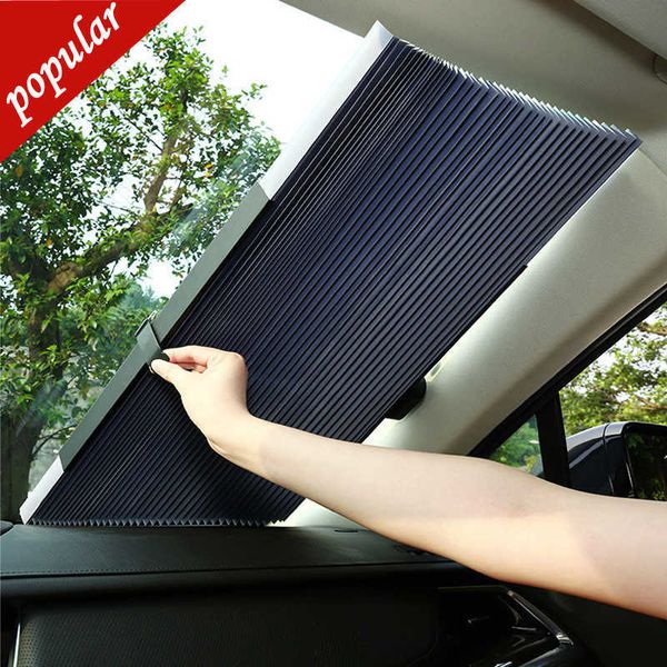 Visor de sol retrátil dobrável para carros para carro inclui cortinas anti-UV de alumínio refletivo 46/65/70/80cm