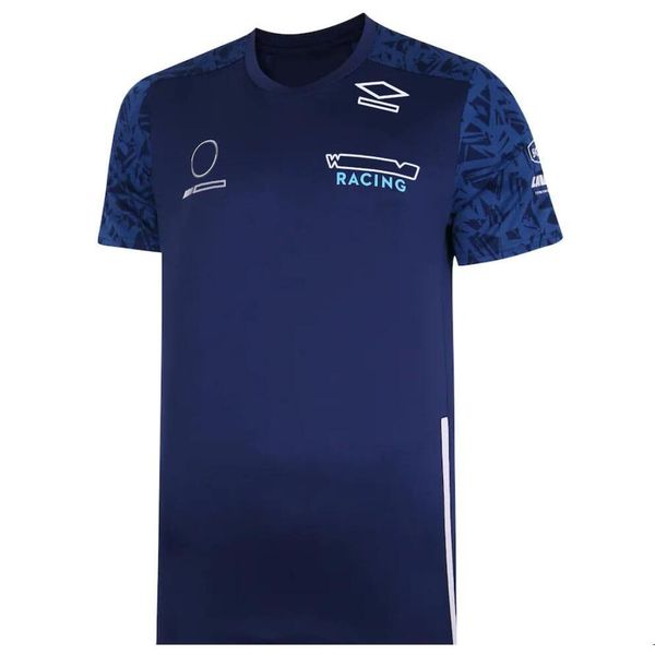 Motorradbekleidung F1 T-Shirt Rennanzug 2021 Neues Team Herren Kurzarm-Revershemd Auto-Overalls Forma One nach Maß mit dem Sam Dhllu