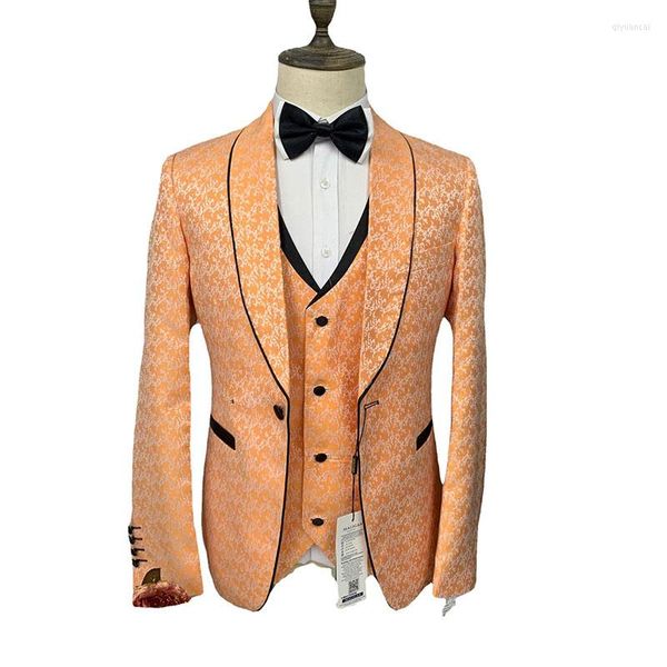 Ternos masculinos (calças de colete de jaqueta) Moda Boutique Moda Mens Padrão Casual Negócios Casual Busine