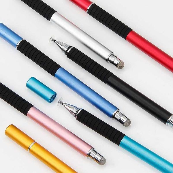 2in1 Stylus Çizim Tablet Kalemler Kapasitif Ekran Caneta Touch Pen Mobil Android Telefon Akıllı Kalem Aksesuarları